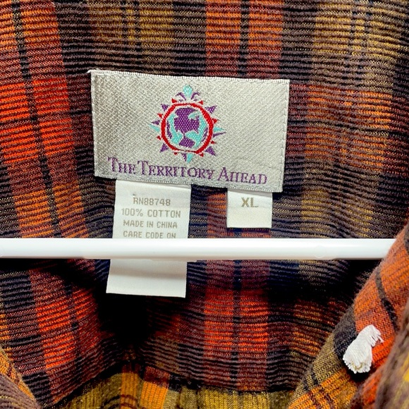 The Territory Ahead Heavy Duty Flannel Mens XL In Excellent Used Condition EUC - Picture 3 of 7